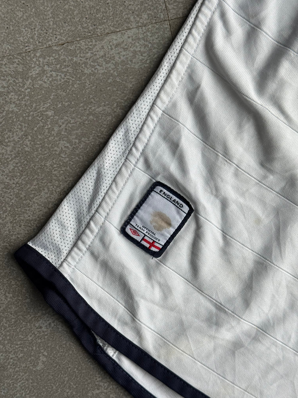 2003-ENGLAND HOME JERSEY-XL