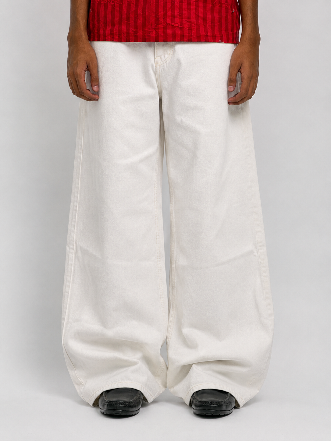OWN WHITE WIDE-LEG