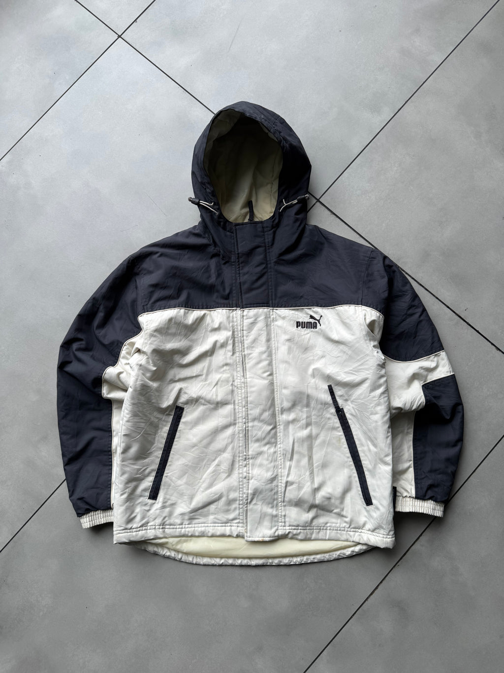PUMA HOODIED VTG JACKET-M