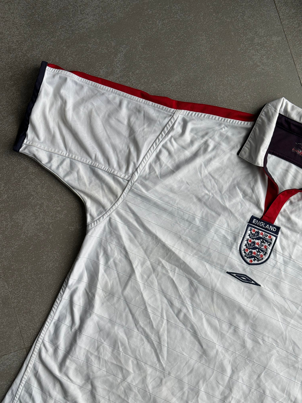 2003-ENGLAND HOME JERSEY-XL