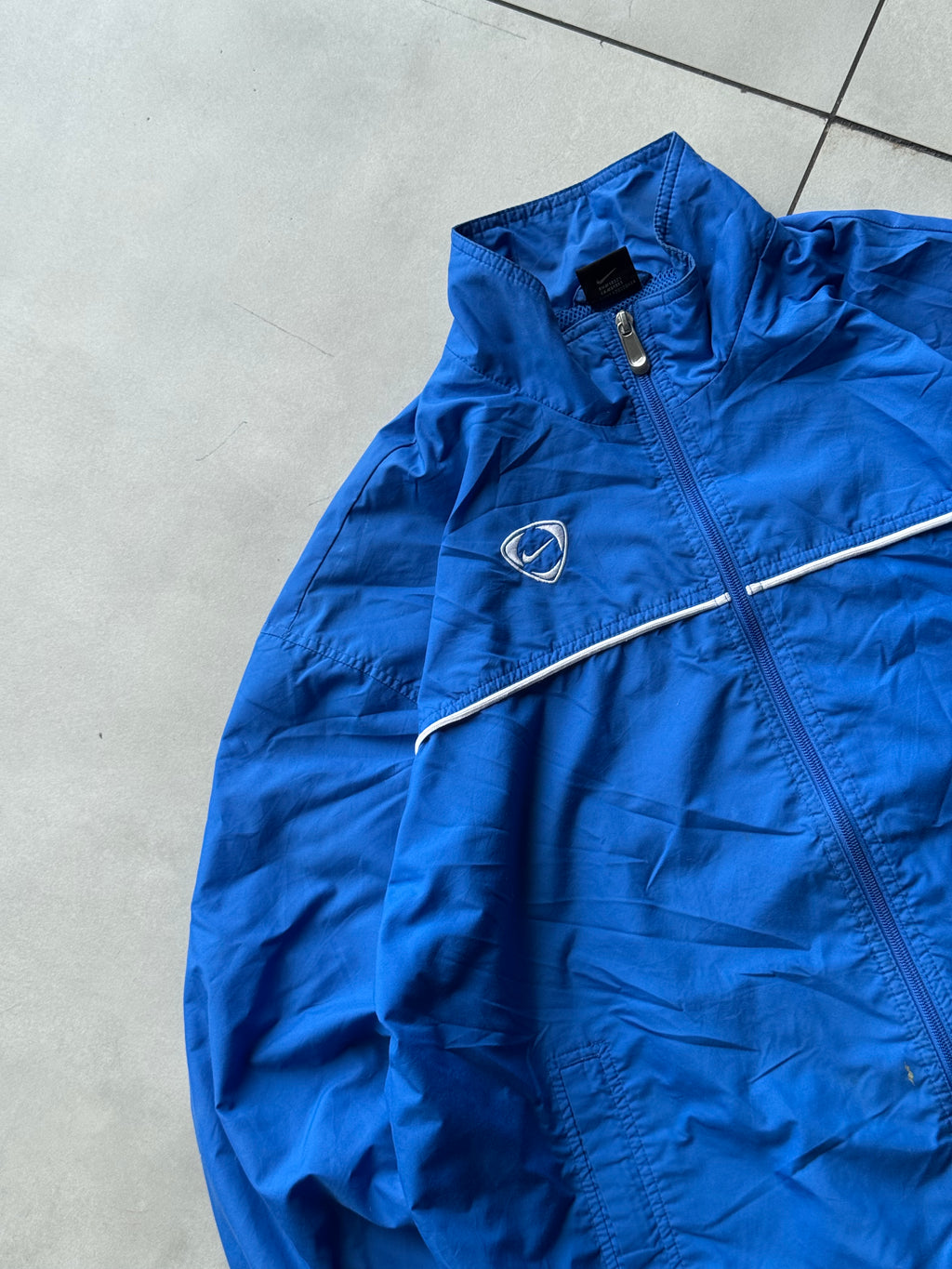 NIKE SWOOSH BLUE VTG JACKET-XXL