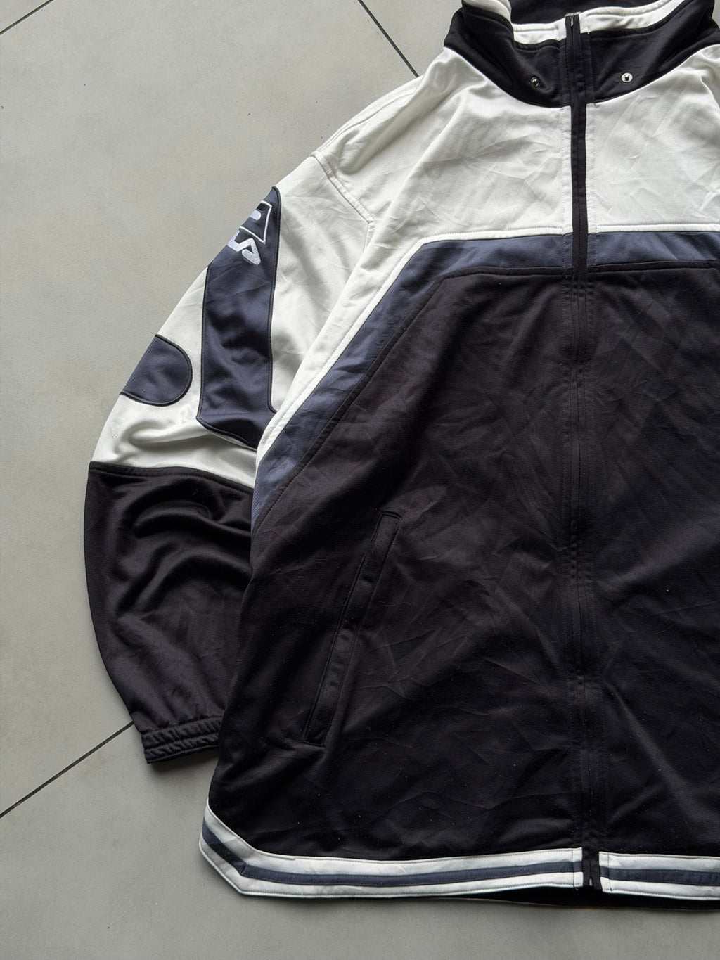VINTAGE FILA TRACK JACKET-XL