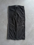 BLACK PUMA TRACK PANTS-L