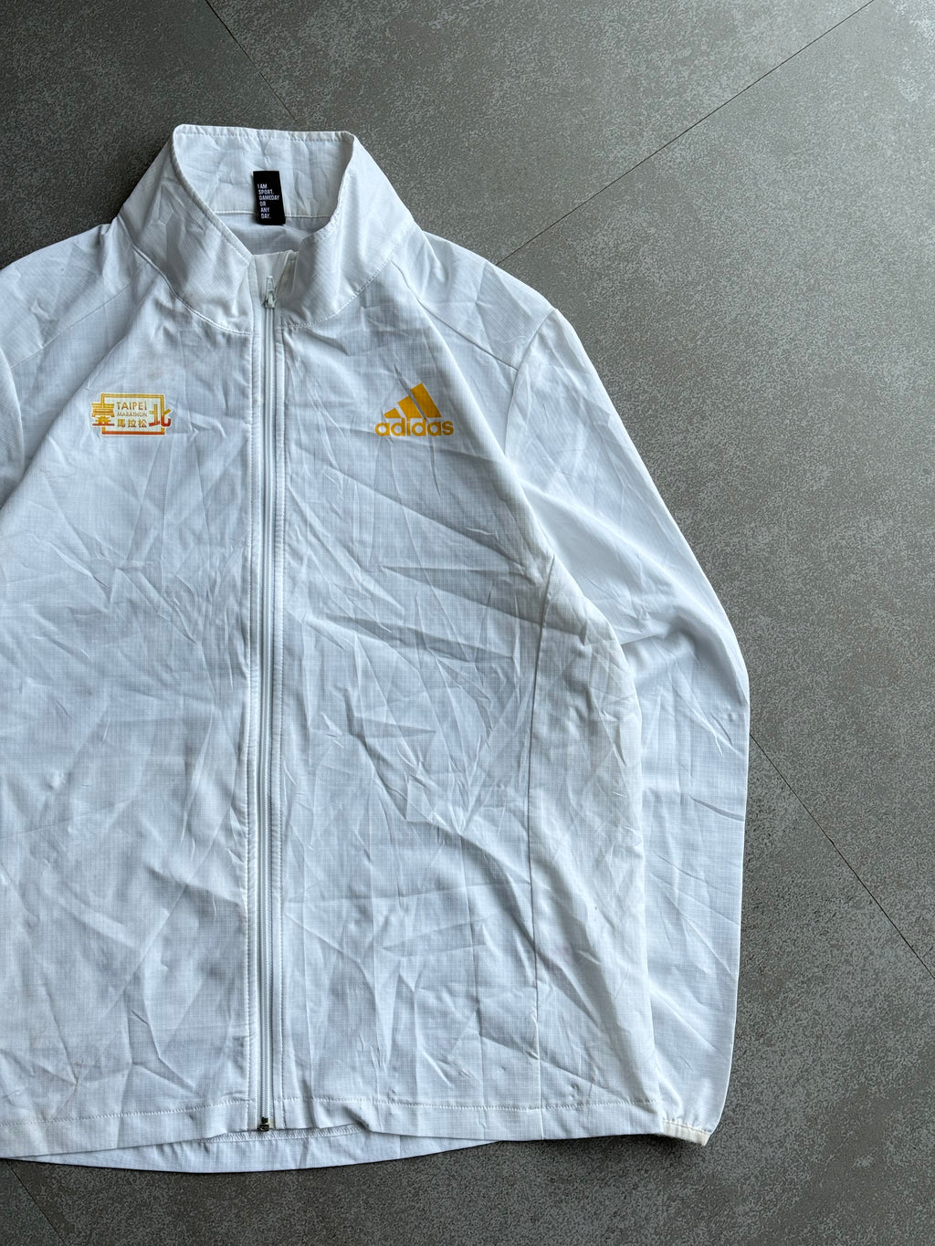 ADIDAS JACKET WHITE -M