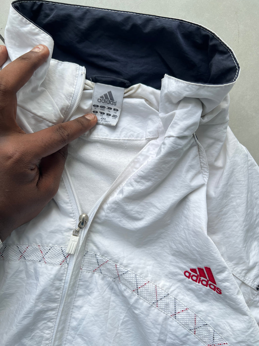 ADIDAS 3SHELL VINTAGE JACKET- XXL