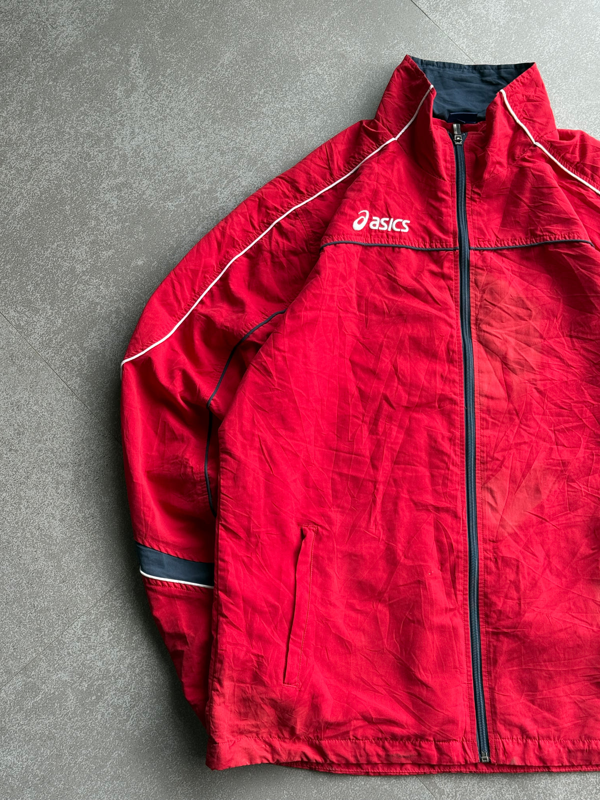 ASICS RED VINTAGE JACKET-L