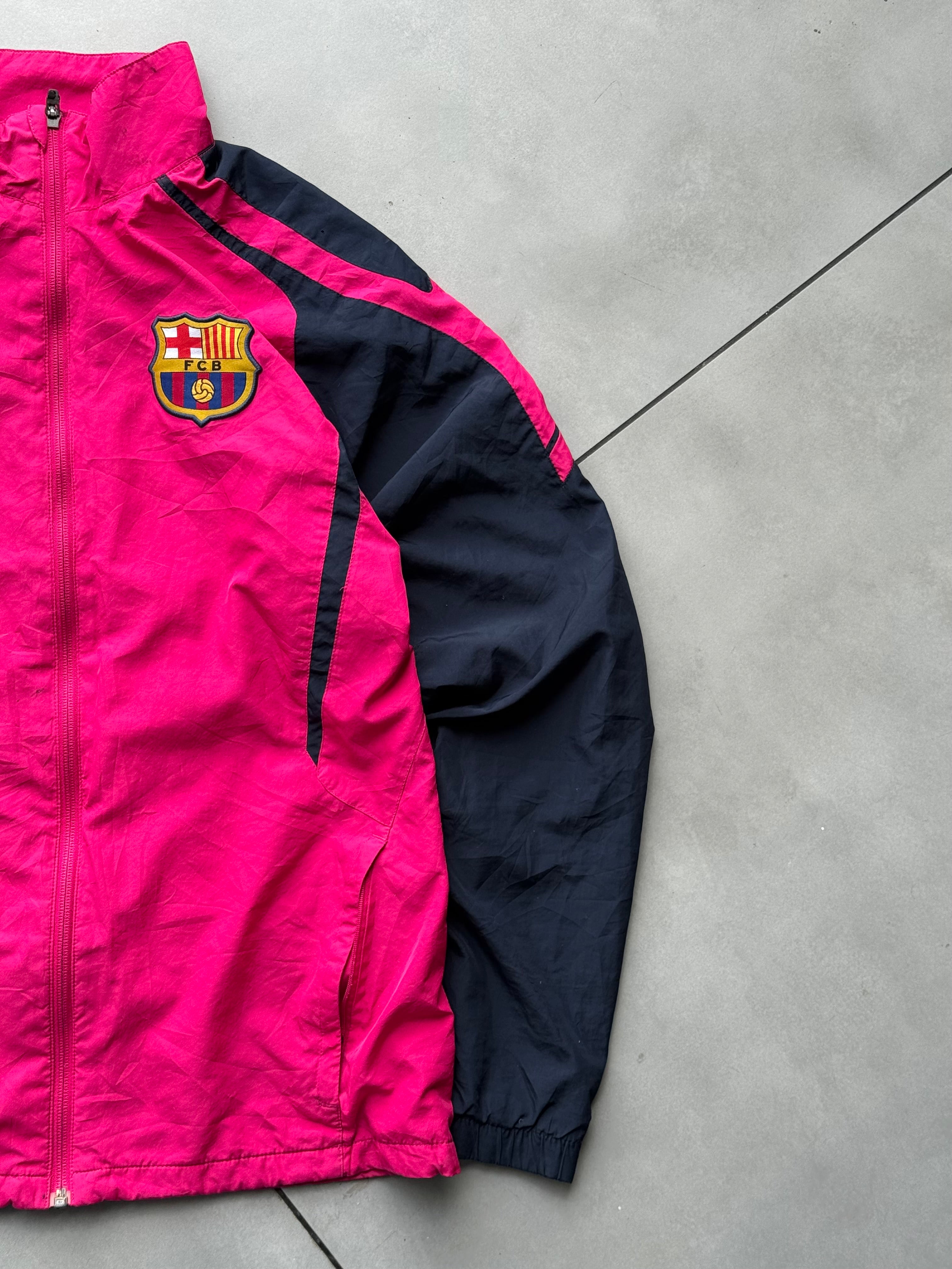 FC BARCELONA VINTAGE FOOTBALL JACKET-M