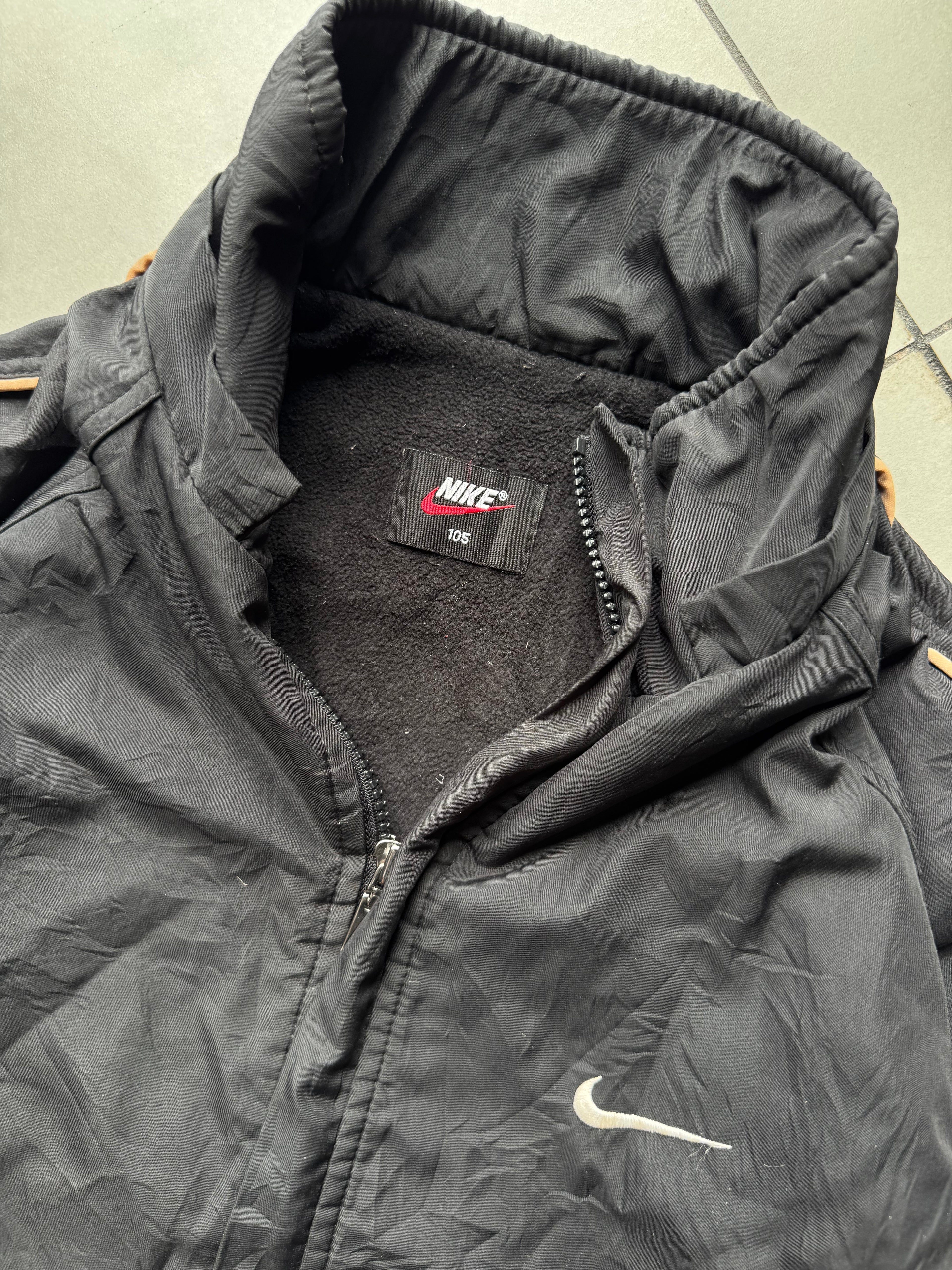 NIKE SWOOSH BLACK VTG JACKET-XL