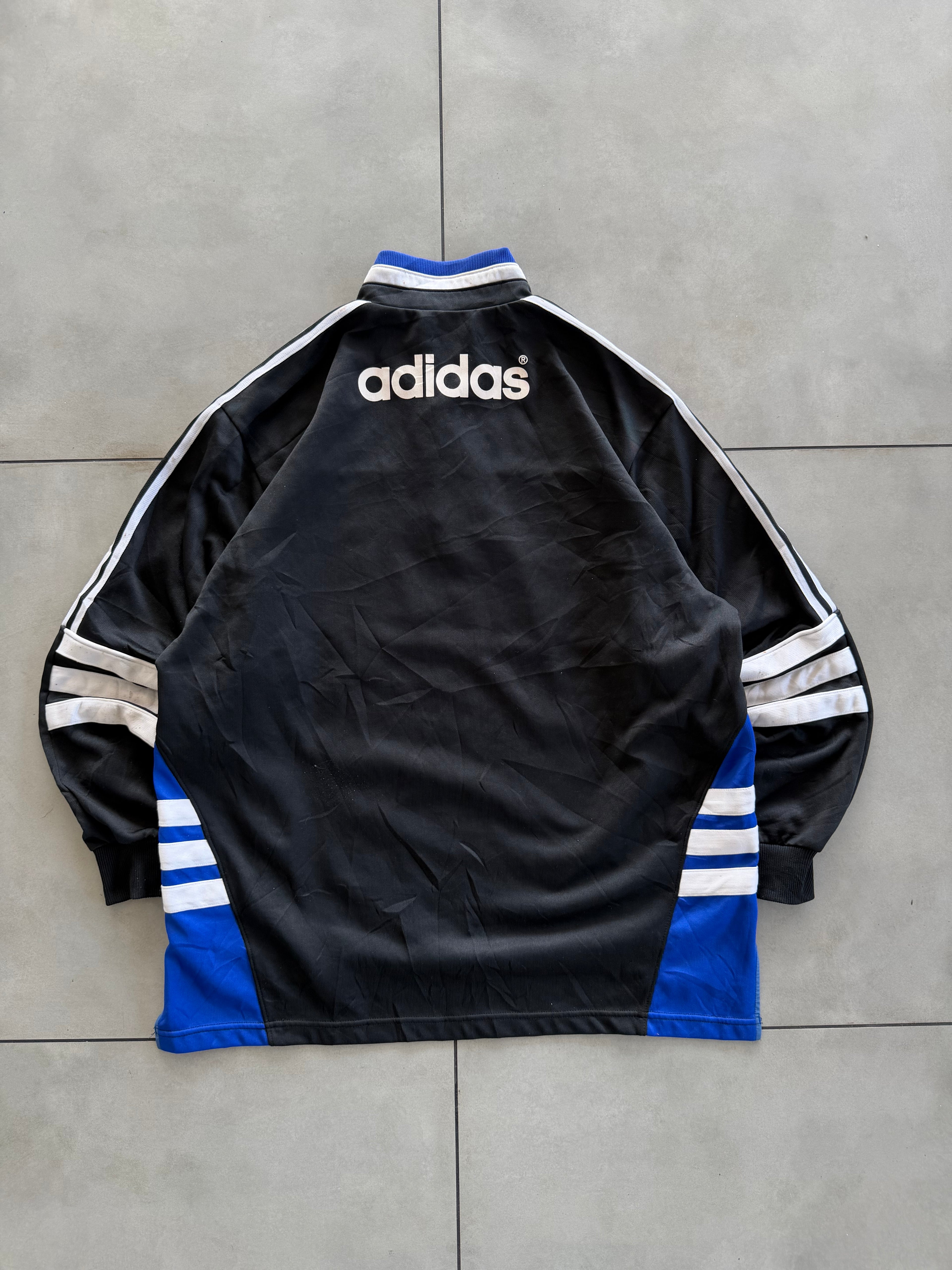 ADIDAS 90’s QUARTER ZIPPER VINTAGE JACKET- XL