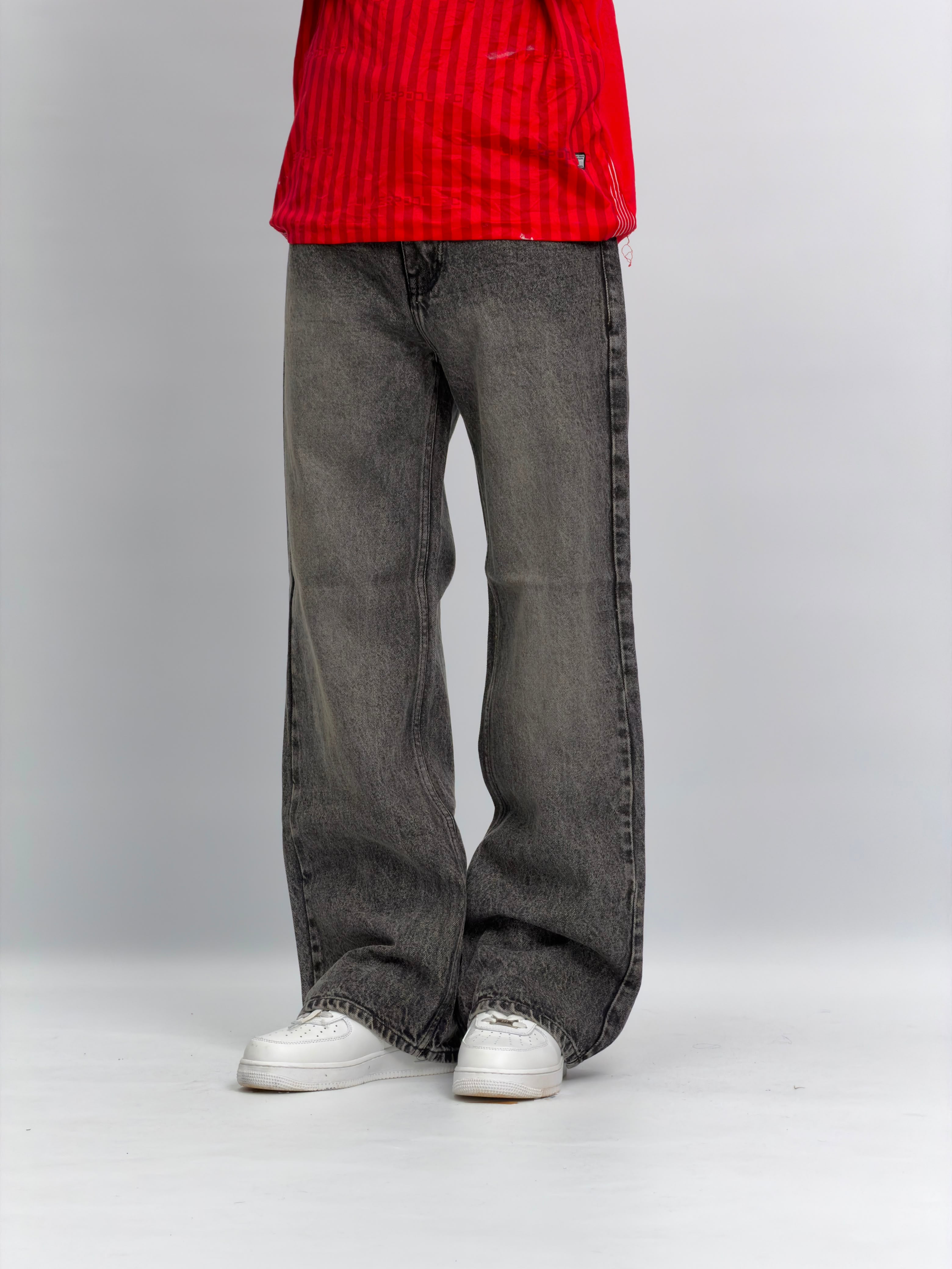 WASHED GREY BAGGY