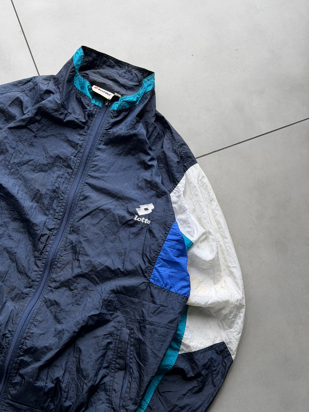 VINTAGE LOTTO NAVY BLUE -L