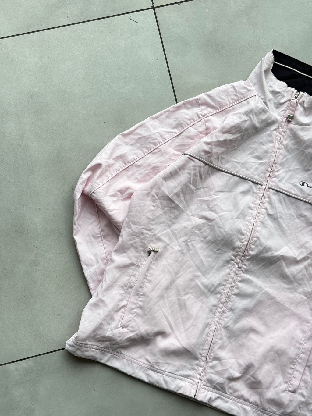 LIGHT PINK JACKET VINTAGE CHAMPION