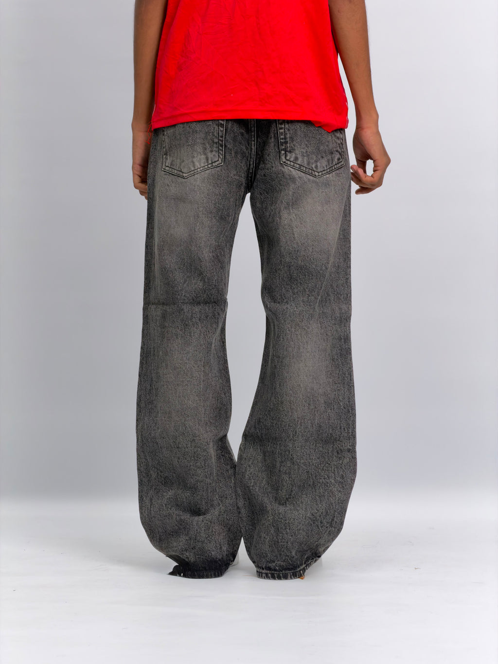 WASHED GREY BAGGY