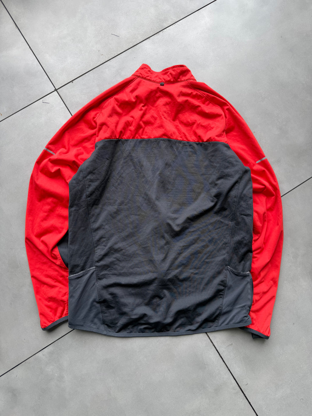 NIKE VINTAGE Y2K TRACK JACKET RED-M