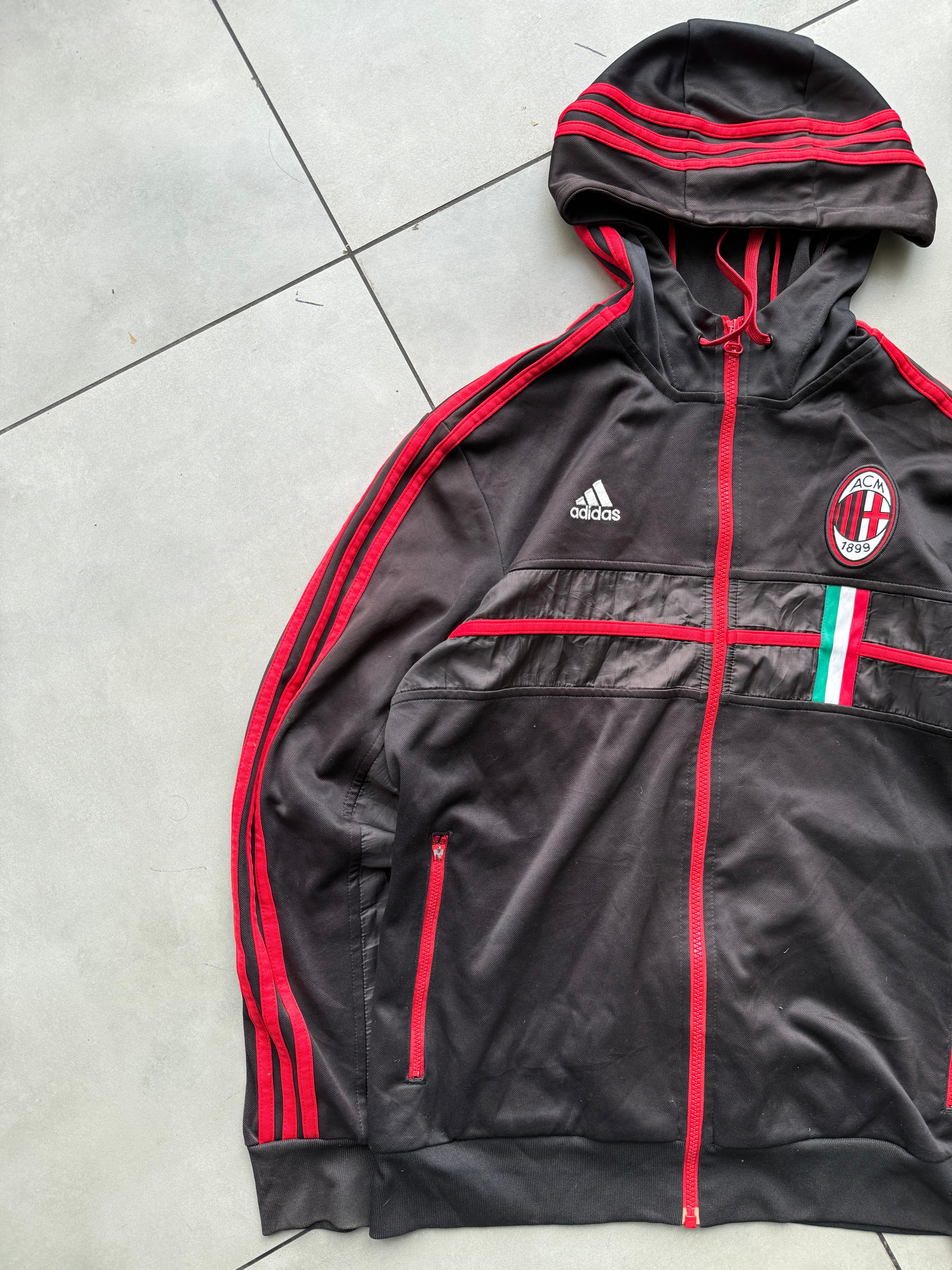 AC MILAN FOOTBALL VINTAGE JACKET-M