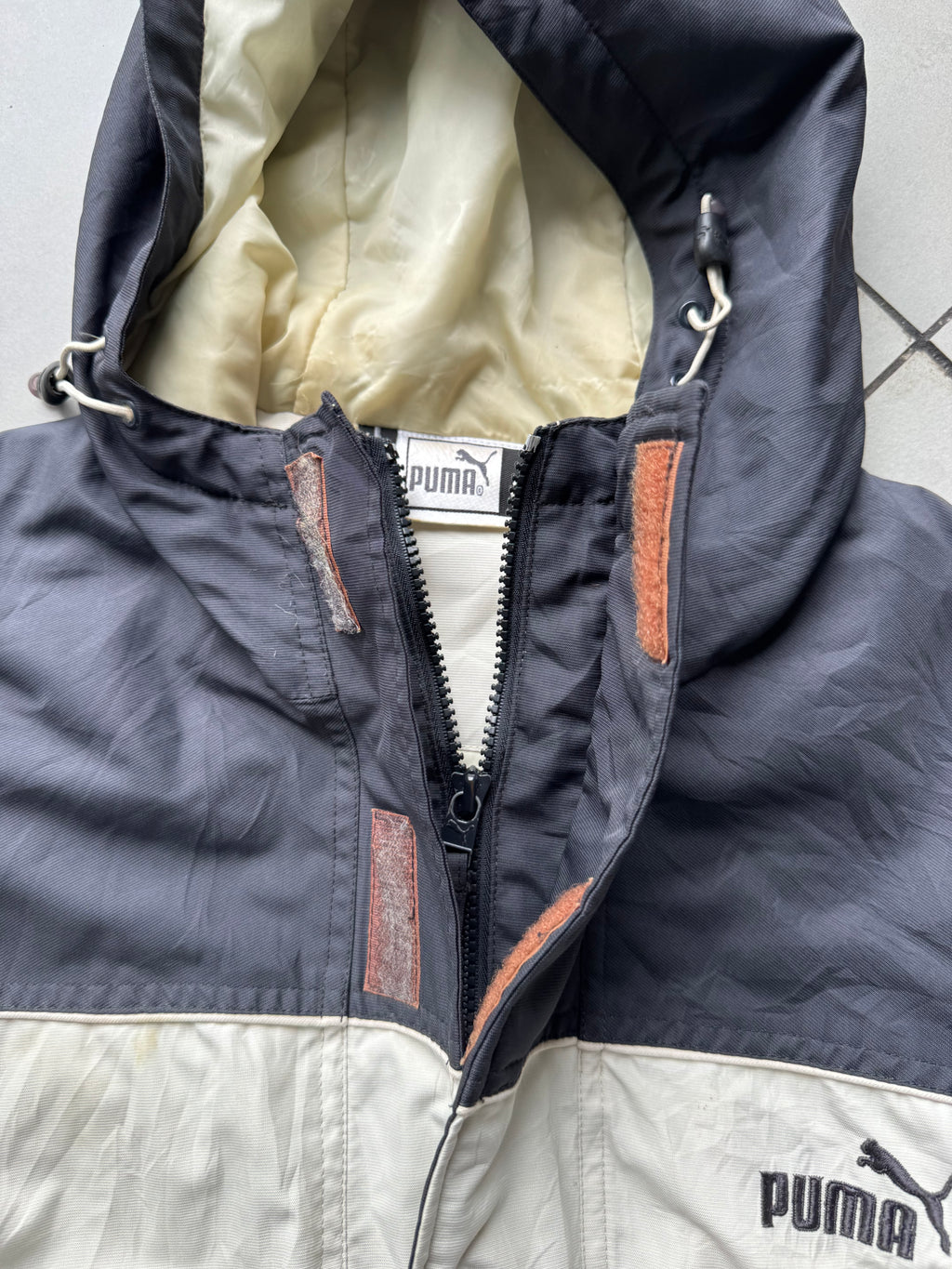 PUMA HOODIED VTG JACKET-M