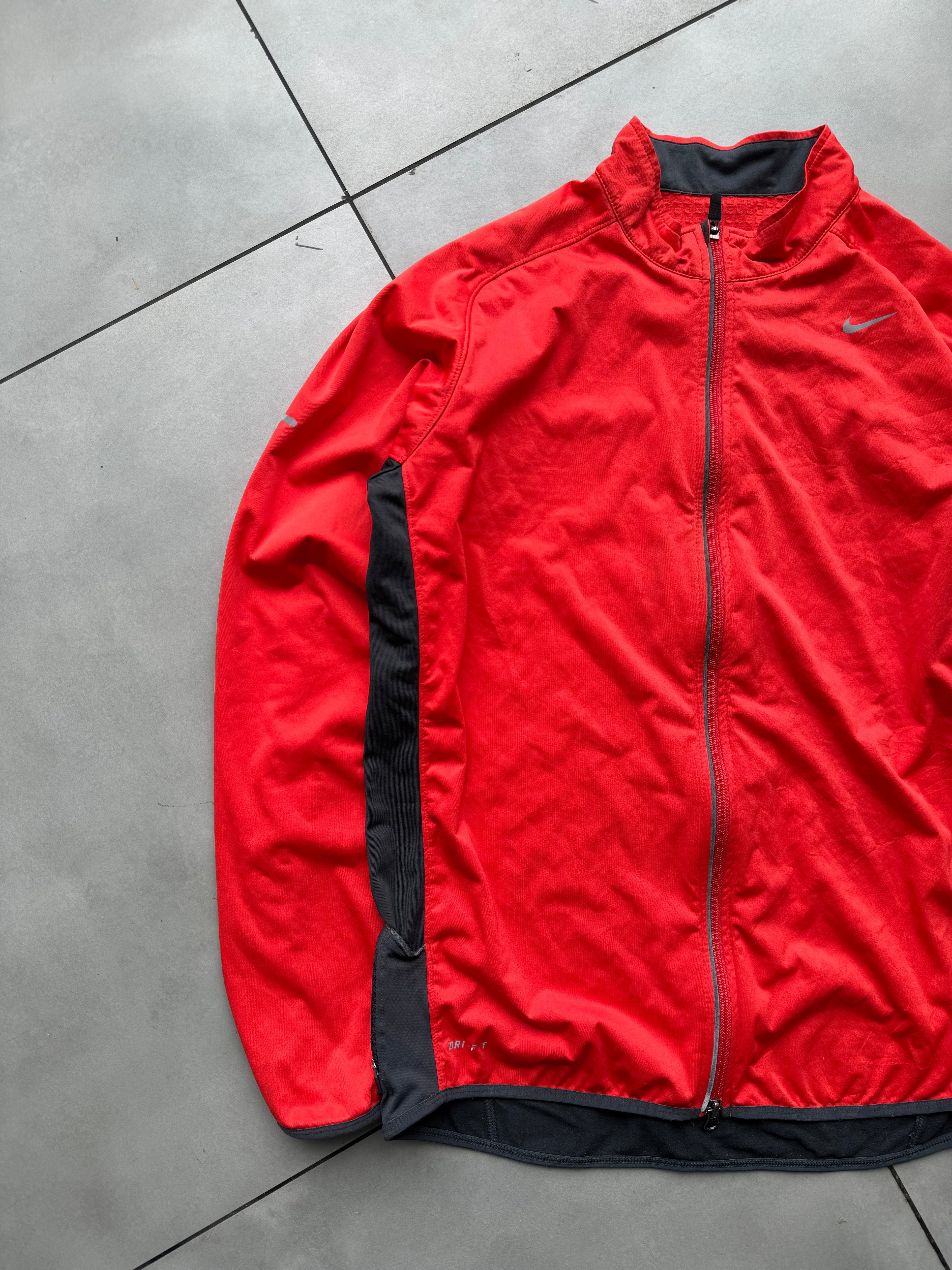 NIKE VINTAGE Y2K TRACK JACKET RED-M