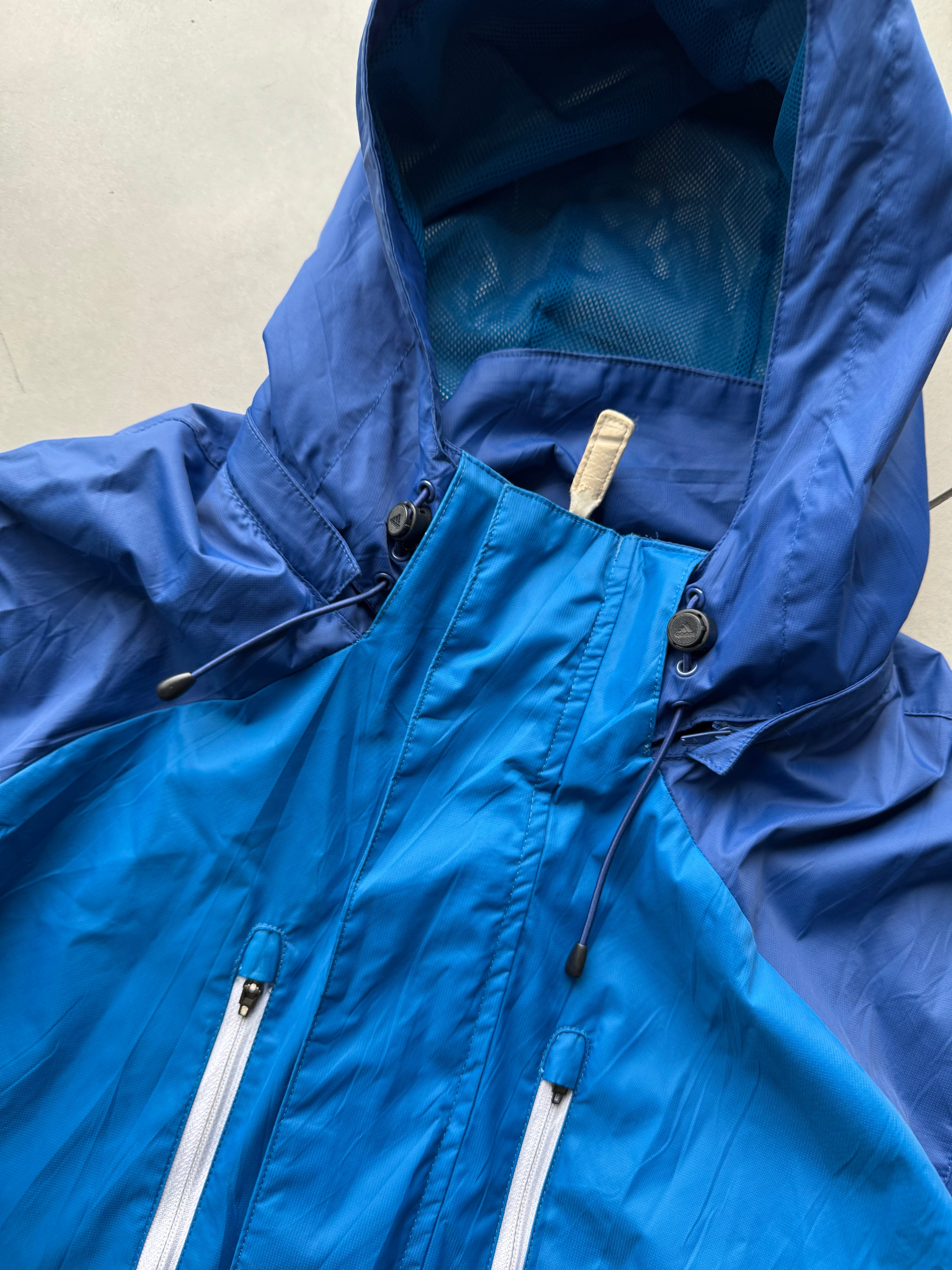 ADIDAS HOODIED VTG TRECKING WINBREAKER- XL